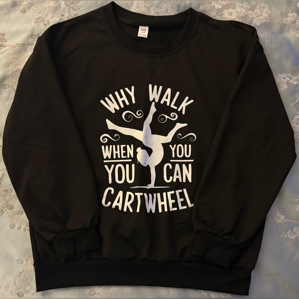 Girls Gymnastics Sweatshirt